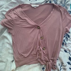 Mauve crop top